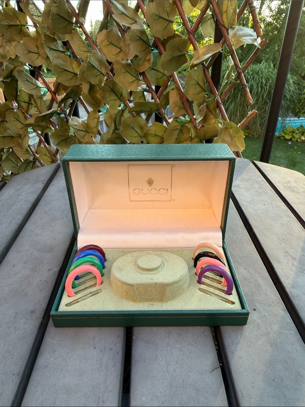 Authentic Vintage Gucci Interchangeable Bezels (Watch Not Included)